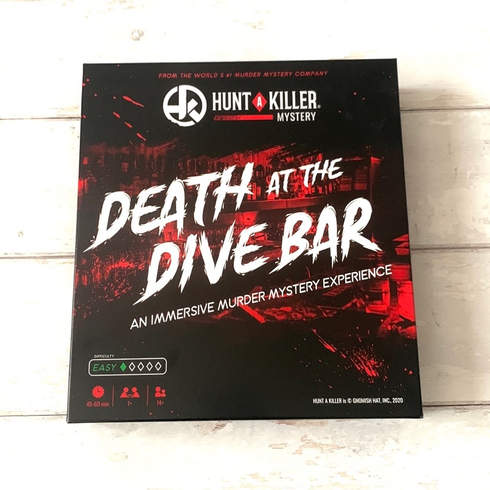 Hunt A Killer Murder Mystery Game Death At The Dive Bar Family Group Game NEW